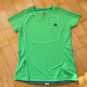 Neon green Addidas workout tshirt